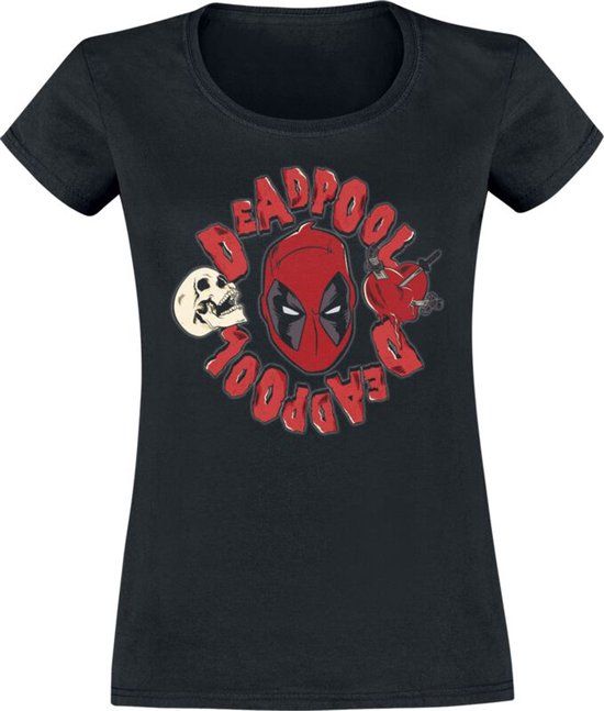 Deadpool Love And Dead Dames T-shirt - zwart - L