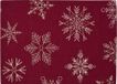Sander Sander placemat Blizzard 35x50 Fb. 01 - Red