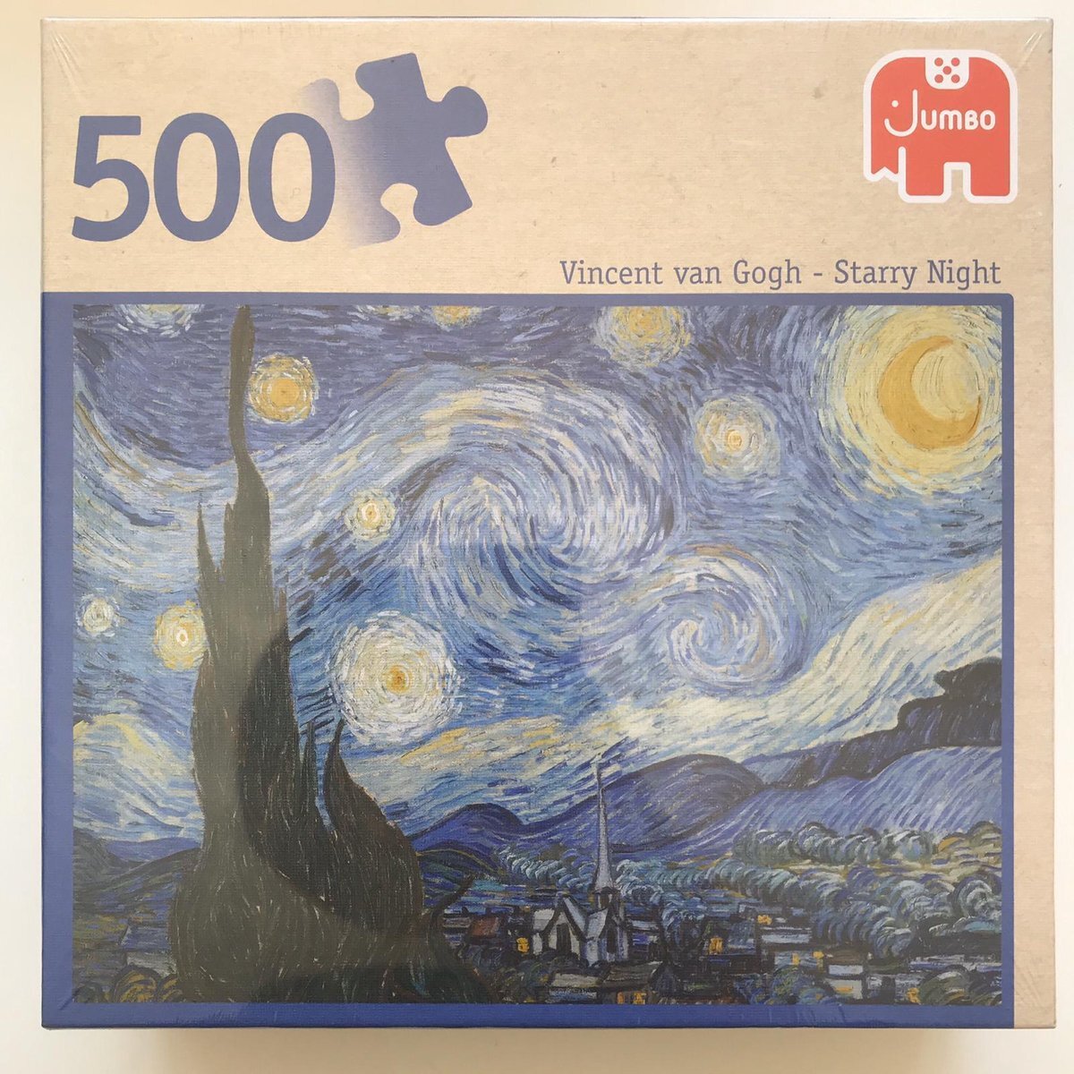 Jumbo Premium Collection Puzzel Vincent van Gogh Starry Night - Legpuzzel - 500 stukjes