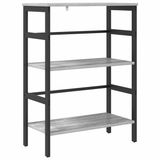 vidaXL Boekenplank - 2-laags - 40 x 29.5 x 115 cm - Bewerkt hout