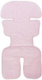 Italbaby 050.0030 Universeel zitkussen voor kinderwagen, omkeerbaar, met badstof roze
