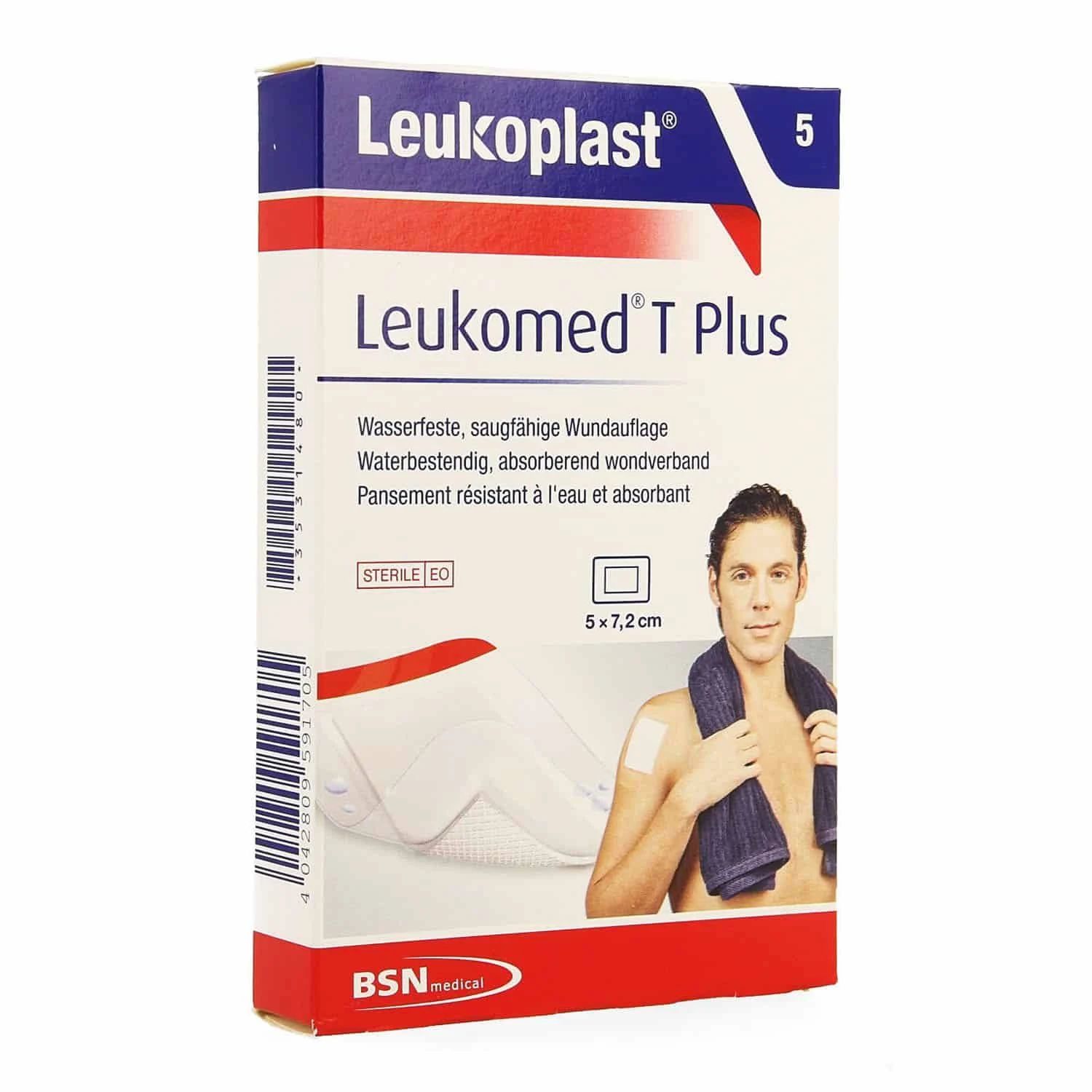 Leukoplast Leukomed T Plus Waterproof Eilandpleister 5cm