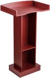 VEVOR Podiumstandaard 105 Cm Houten Lessenaar met Opbergplank voor Klaslokaal