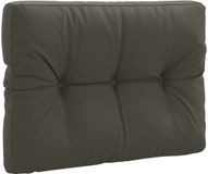 vidaXL Palletrugkussen VIANEN Polyester Antraciet 70 x 60 x 12 cm