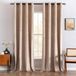 OEM Shenzhen Haorui Industrial Technology Co., Ltd. Fluwelen gordijnen met goudfolie-bladeren - beige - 2 stuks - 225 cm