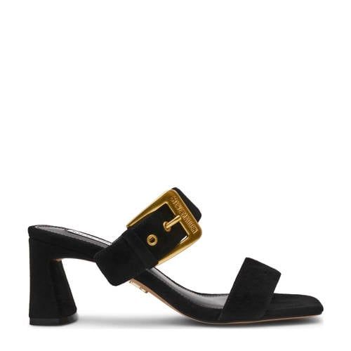 Steve Madden Toriann suède muiltjes zwart
