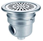 Astralpool Acier inoxydable 00268 Aisi316 Drain de piscine rond sortie latérale 2 pouces sortie Argent