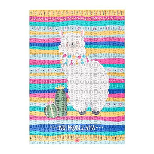 LEGAMI Puzzel met 1000 stukjes, thema lama, 48 x 68 cm, bordspel, PUZ0004
