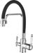 Mengkraan - Chroom - 3-in-1 met uittrekbare handdouche en spiraalveer - 360° draaibaar voor drinkwater en waterfilter - Rond