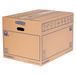 SmoothMove 6208405 Verhuisdozen van karton, dubbellaags, met handgrepen, 100 l, zeer robuust, tot 4 stapelbare dozen, 44 x 70 x 32,5 cm (8 stuks)