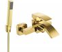 Mexen Libra R77 robinet de bain avec ensemble de douche, or