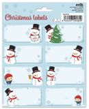 Grupo Erik - Snowman Christmas SelfAdhesive Labels Zelfklevende etiketten - Multicolours