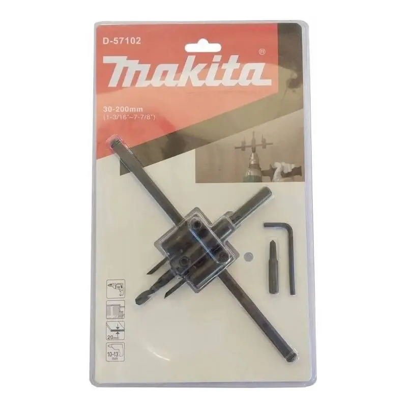 Makita D-57102 instelbare cirkelsnijder - 30-200mm