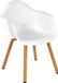 Merkloos Lesli Living Bistrostoel Montreux Wit Set van 4