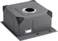 VEVOR Keukenspoelbak Enkele Bak Inbouwspoelbak Rvs 40x45x19cm Spoelbak