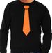 Bellatio Decorations Koningsdag sweater heren - zwart - S