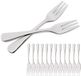 Ibenzoa® Set de 12 fourchettes à dessert en acier inoxydable pour dîner élégant