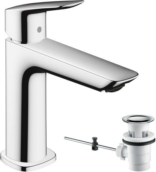 Hansgrohe Logis Fine wastafelmengkraan 100 CoolStart chroom