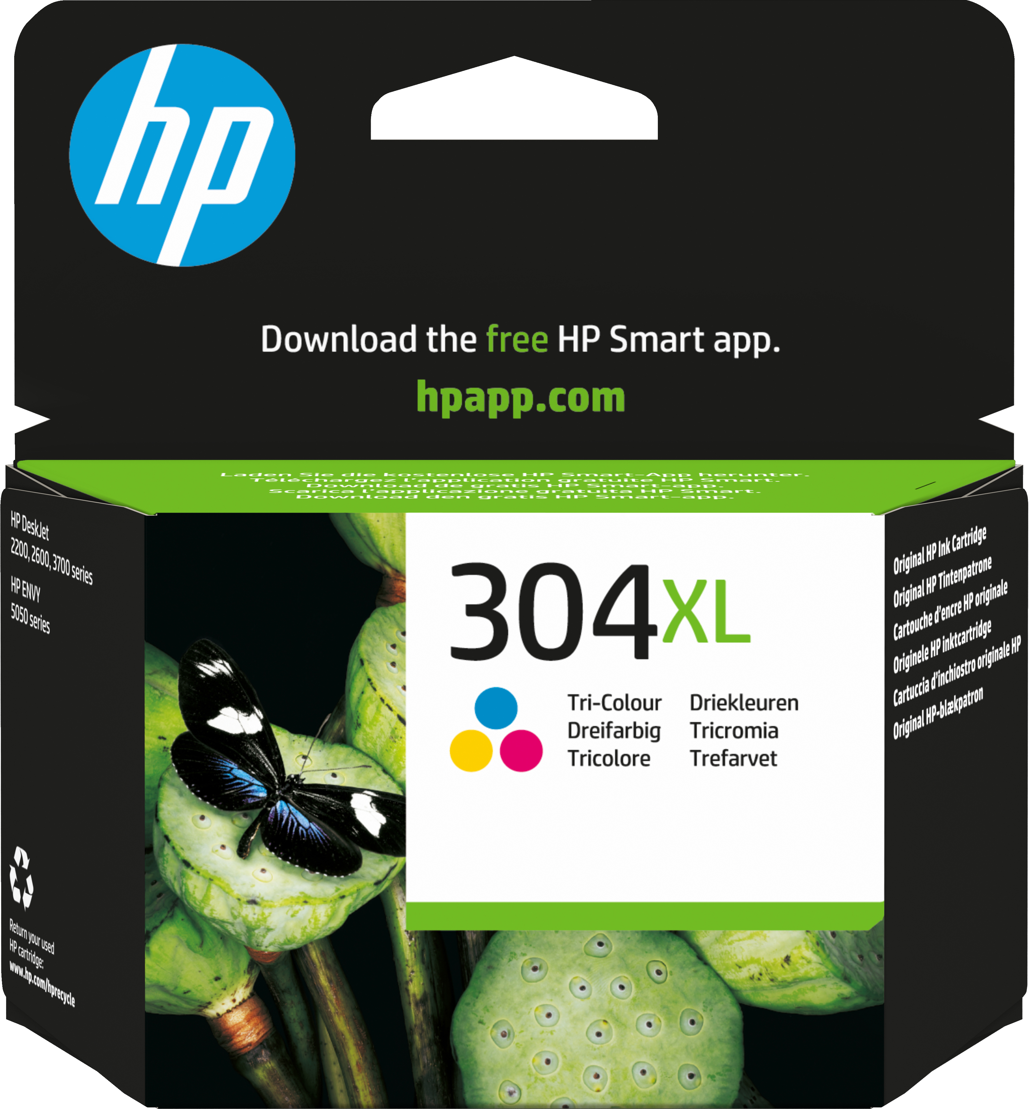 HP 304XL originele drie-kleuren inktcartridge