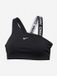 Nike Pro Swoosh Asymmetrical Women's Sports Bra Maat L Zwart