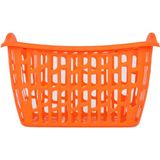PARENCE. Kleine plastic mand met handvat - Praktische, veelzijdige en draagbare boodschappen- en opbergmand - 24,5 x 18 x 15 cm, mini, willekeurige kleur