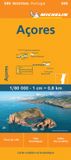 Carte Michelin Regiokaart 595 Azoren / Acores