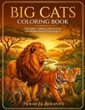 Big Cats Coloring Book for Adults