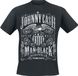 Johnny Cash Outlaw Music Heren T-shirt - zwart - XL