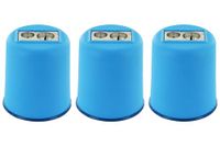 KUM - Puntenslijper met opvangbakje Pod M2, blauw, set van 3