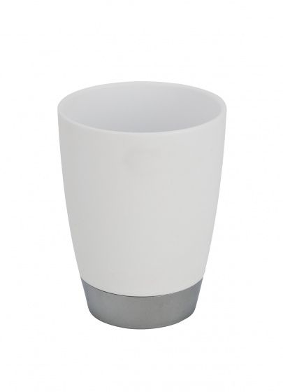 WENKO tandenborstelhouder Vercelli 8 x 13 cm wit