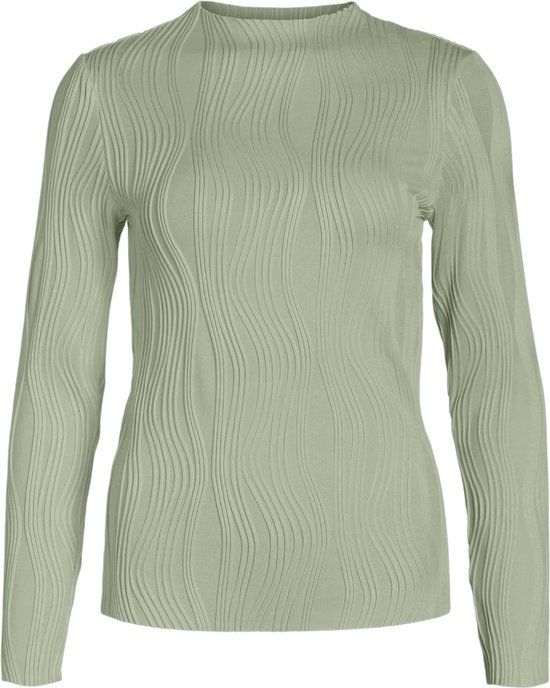 Vila Vinira Funnel Neck L/S Top - Swamp - L