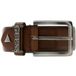 Ceinture réglable et non réversible H35 Homme brun réglable avec boucle métallique