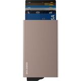 DECODED Metalen Telefoon Kaart­houder - Ultra-Slank - Geschikt voor MagSafe - Opslag voor Meerdere Kaarten - Snap-On Bevestiging - RFID Blokkering - Magnetisch, Compatibel met iPhone Air/17/16/15/14 Serie - Goud