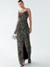 BWLDR Robe 'Reenie' vert pastel / noir