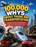 100,000 Independently Published 100,000 Whys About Trains and Transportation: A Children's Guide to Steam Engines, Bullet Trains, Subways, Ships, Cars, Aircraft, and How People travel Paperback
