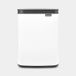 Brabantia Bo Waste Bin - 4L - Steel - Black/White