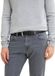 Tom Tailor - TTANDREW leren riem met vierkante gesp - Maat 85 - black uni