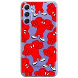 ERT GROUP Mobiele telefoonhoes voor Samsung A34 5G origineel en officieel gelicentieerd Looney Tunes Gossamer 001-patroon passend mobiele telefoonvorm gedeeltelijk bedrukt