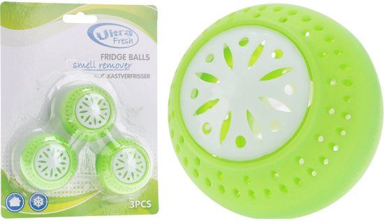Koopman Ultra Fresh Koelkastverfrisser 3 Stuks Groen/Wit
