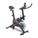 Wintem Verstelbare indoor hometrainer met display, 5 functies, vliegwiel van 4 kg en gevoerde zitting, stil, voor benen en billen, robuuste stalen constructie voor de sportschool thuis