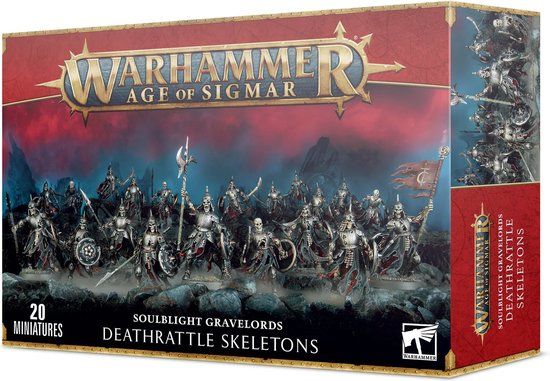 Games Workshop Age of Sigmar - Soulblight Gravelords - Deathrattle Skeletons - 91-42
