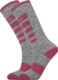 ZIGZAG Skisocken Znow Unisex Roze Kniehoogte Wol/Polyacryl/Polyamide/Polyester/Elastaan Schoenmaat 29-32