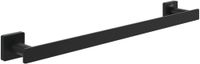 Villeroy & Boch Elements - Striking handdoekhouder, handdoekhouder badkamer voor wandmontage, handdoekstang van messing, hoekig, lengte 495 mm, matzwart