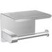Avalo Porte-rouleau WC avec tablette - Argent