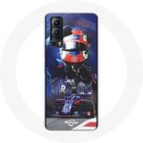 Maniacase Hoesje voor Vivo Y72 Formule 1 Pierre Gasly Frans F1 coureur
