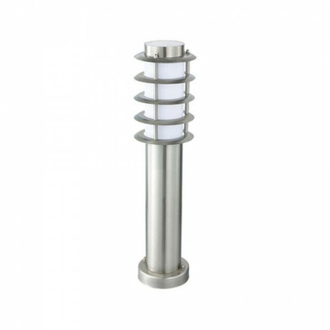BES LED Nalid 3 - Staande Buitenlamp - E27 - RVS - Philips CorePro - Warm Wit