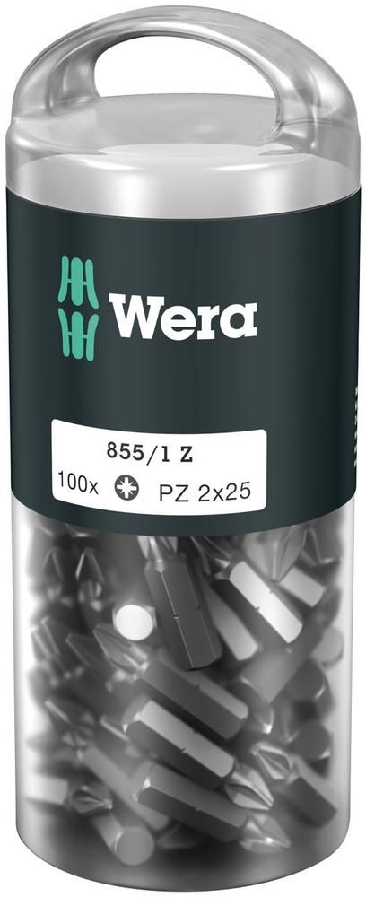 Wera Bit 1/4 inch DIN 3126 E 6 3 PZ2x25mm Pak van 100