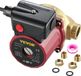 Pompe de circulation d'eau chaude 0,6 pouce 220V 5,3 GPM 90W Pompe à eau 0,8A pour douche électronique automatique domestique machine à laver