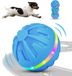 Jouets interactifs pour chien, balle auto-roulante avec éclairage LED, rechargeable par USB, convient à tous les chiens