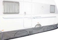 Bo-Camp Caravan tochtstrook - Universeel deluxe - Grijs - 600 x 52 cm